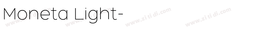 Moneta Light字体转换